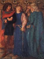 Rossetti, Dante Gabriel - The First Madness of Ophelia